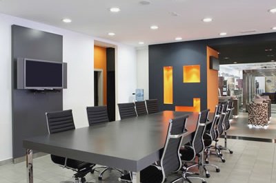 A modern conference room